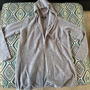 Saks Fifth Avenue Women’s Cashmere Cardigan Sweater w/ Hood & Pockets